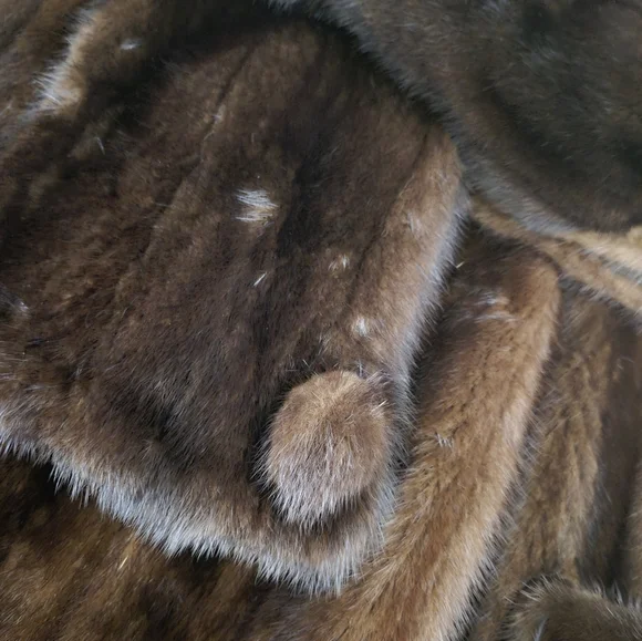 Mink Coat Vintage Sz 10 - Picture 5 of 16